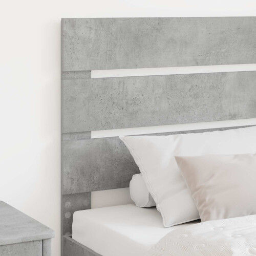 VidaXL vidaXL Headboard Concrete Grey Engineered Wood 2