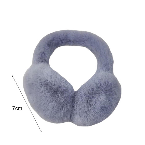 Earmuffs Warm Solid Color Elastic Non-slip Unisex Light 2