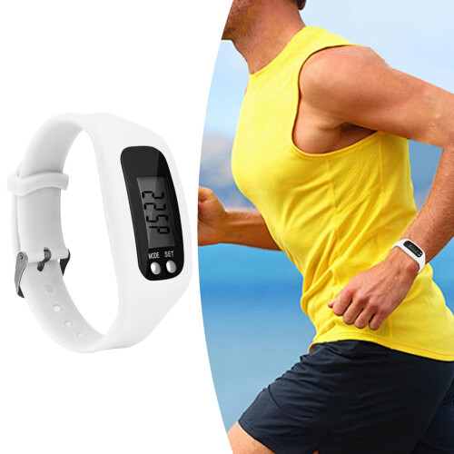 Pedometer Watch Silicone Steps Tracker 2025 1