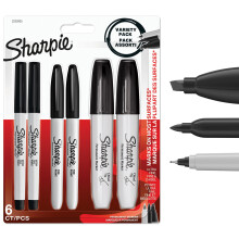 Sharpie Permanent Marker Pens Variety Pack | Ultra Fine, Fine & Chisel Tip Marke
