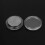 100Pcs 24mm Clear Round Plastic Coin Holder Capsule Container Storage Box 4