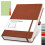 RETTACY Notebook A5, Lined Journal, Hardcover Notepad, 192 Pages, Brown 1