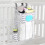 Cloth Crib Diaper Organizer Hanging Bedhead Large 2