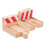 Wooden Railway Train Stop Track Prop 2 pcs 4