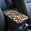 Car Armrest Box Cover Leopard Pattern Beige 6