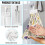 Fast-Drying Reusable Flower Hand Towels with Hanging Loop 6