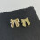 Pearl Drop Earrings with Bow Design for Women 5