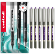 uni-ball EYE UB-157 Rollerball Pen 0.7mm Tip Purple (Pack of 6)