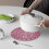 Round Kitchen Bowl Mat 15 Inch Dark Coffee 5