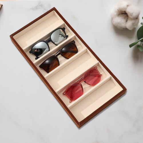 Sunglasses Organizer Tray 6-Slot Eyewear Storage 1