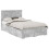 VidaXL vidaXL Bed Frame Concrete Grey 120 x 190 cm Engineered Wood 2