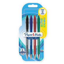 Paper Mate Flexgrip Ultra Retractable Ballpoint Pens | Medium Point (1.0mm) | As