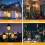 LED Flame Light Bulb with Gravity Sensing, 4 Modes Dynamic Torch Lamp, Compatible with E26/E27 Base, for Halloween & Bar Decor 7