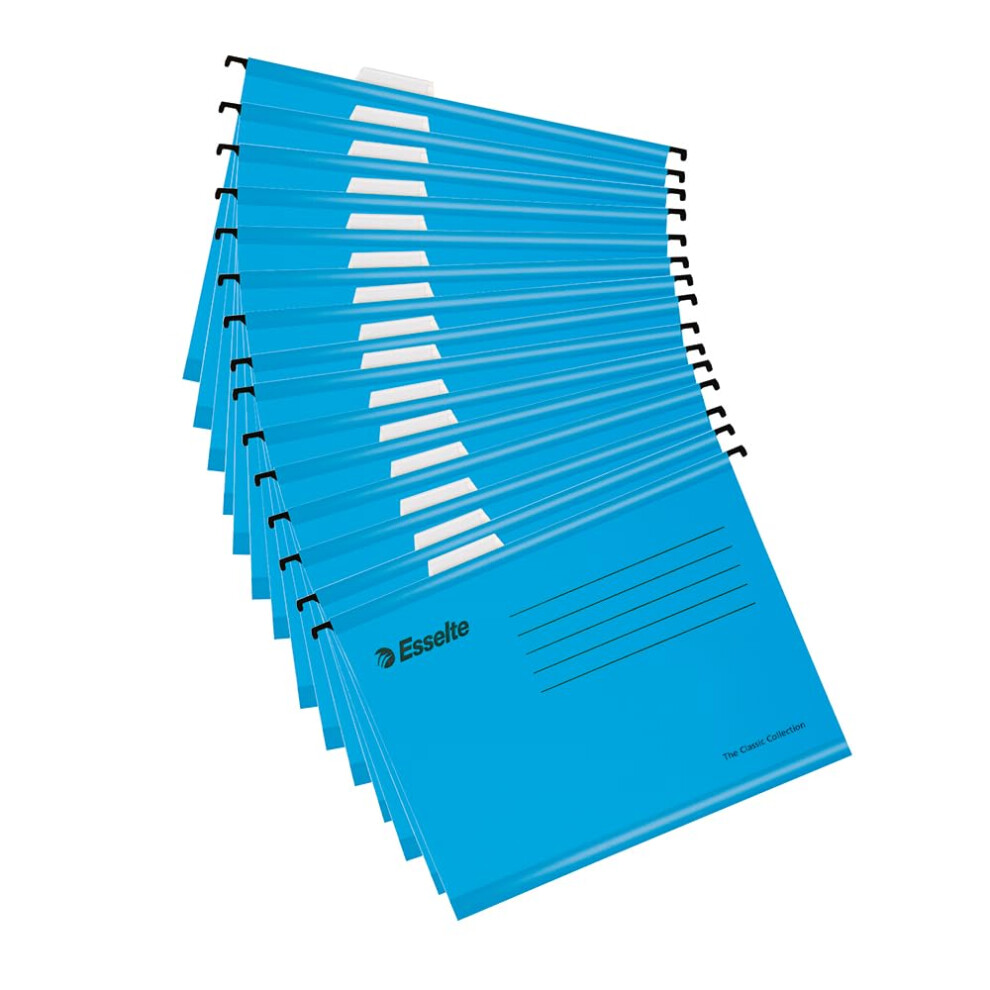 Photos - File Folder / Lever Arch File Esselte A4 Reinforced Filing Cabinet Suspension File, Pack 15, Made from Strong 