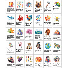 All My Good Luck Puns are Intended - 30 Different Super Funny Good Luck Cards wi