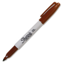 Sharpie 30037 Fine Brown Permanent Marker
