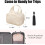 Toiletry Bag Waterproof Large Capacity 4-in-1 Puffy 6