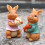 2PCS Easter Rabbit Decorations, Bunny Ornaments for Outdoor Garden, Lawn, Tabletop – Compatible with Easter 8