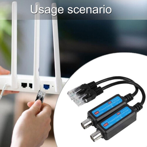 Passieve IP-netwerken, coax-extender, coaxiale zender/ontvanger 1