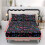 King Sheet Set Soft Black Neon Heart Star Print 3-Pc 2