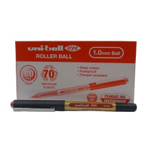 uni-ball Eye Broad Liquid Ink Rollerball UB-150E-10 Red 1mm Box 12 Pcs