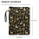 Christmas Theme Book Protector Book Storage Bag Polyester Fabric Handle Reusable with Pocket Storage & Portability 7