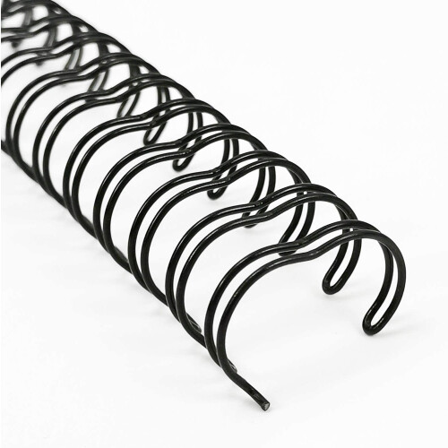 RAYSON Wire Binding Spines, 80 Sheets, 34 Loops, 12.7mm, 3:1 Pitch, Black, A4, P