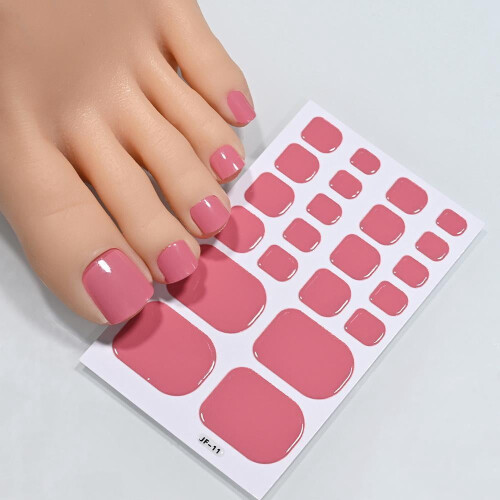22tips Bakfria Tånagelstickers Heltäckande Tånagellacksremsor 2