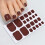 22tips Bakfria Tånagelstickers Heltäckande Tånagellacksremsor 4