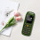 Πράσινο πληκτρολόγιο κινητού τηλεφώνου Bm25Dual Sim με ευθύ μίνι σχεδιασμό και 4