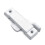 4Pieces Multipurpose Window Sash Lock Black Mounting Hole Centers Replacement With Screws for Sliding Window Use 5