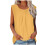 Canotta da donna in lino senza maniche con scollo rotondo, modello ampio e oversize. 2