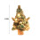 Mini Blue Artificial Christmas Tree with Lights, 30 cm 3