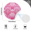 Pink Abstract Shells Round Placemat 1 Piece 4