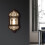 Brown Ramadan Decor Wooden Moon Star Lantern Eid Wall Art 6