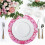 Pink Abstract Shells Round Placemat 1 Piece 5