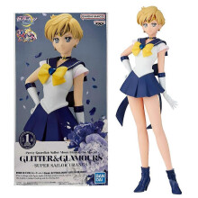 23CM Anime SAILOR MOON Tenoh Haruka Figure GLITTER&GLAMOURS Ver Tomoe Hotaru Model Toy Gift Kaiou Michiru Aciton Figure Doll