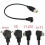 Καλώδιο Micro USB2.0A με γωνία 90 μοιρών για συγχρονισμό και φόρτιση δεδομένων κινητού 2