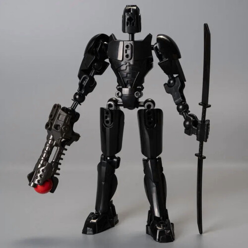 Τρισδιάστατα Εκτυπωμένο Μανεκέν Dummy13Building Block Warrior Series Παιχνίδια Φιγούρες Δράσης 1