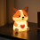 Νυχτερινό φωτάκι σιλικόνης Corgi για κοριτσίστικο υπνοδωμάτιο με τρεις 4