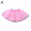 Φούστα τούτου από πολυεστέρα για κορίτσια για μπαλέτο, κοστούμια και rave με σχέδιο 4