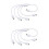 HEMOTON 2 PCS/Set Light Strip Connector RGB LED Chips LED Strip Splitter 7