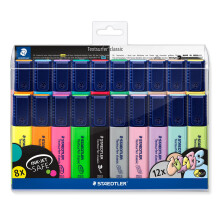 STAEDTLER 364 WP20 Textsurfer Classic Highlighter - Assorted Neon and Pastel Col