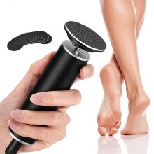 Men Women Dead Dry Crack Skin Calluses Remover Electric Callus Remover, Foot File Grinder Tool with Adjustable Speed Controller, 60PCS Replacement San