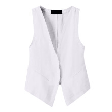 Women's Linen Sleeveless Vest Top Spring Summer Tunic Plus
