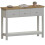 Vida Designs (White & Oak) Arlington 3 Drawer Console Table Hallway Unit 10