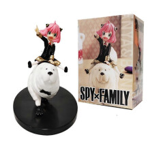 SPYFAMILY Anya Forger Bond Forger riding posture Anime Action Figure Toys 14CM