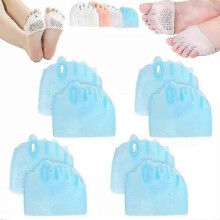 (Transparent blue) 2026 4pcs Hyggear Silicone Toe Separator, Hyggear Silicone Toe Separators for WomenP20211224143