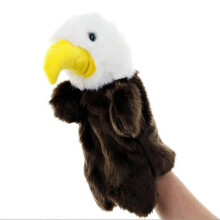Plush Eagle Hand Puppets Imaginative for Pretend Play Storytelling 2025