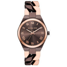Michael Kors MK7501 Lennox Analog Brown Dial Two Tone Ladies Watch